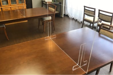 アクリルパーティション 製作・設置